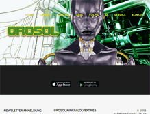 Tablet Screenshot of orosol.de